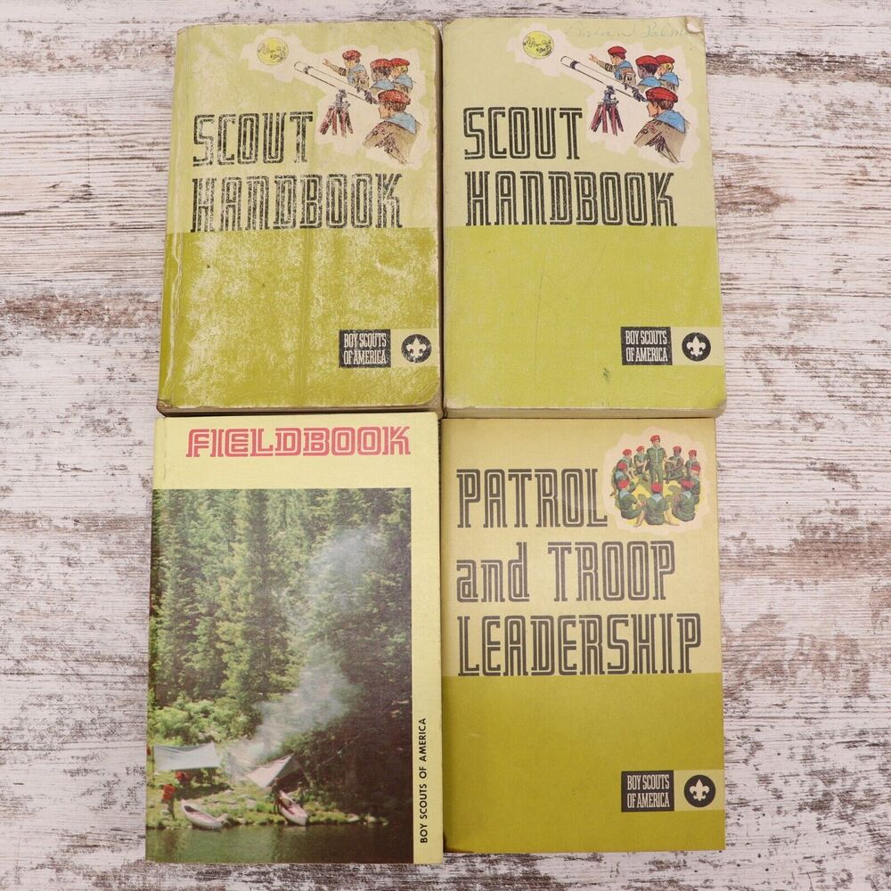 Boy Scouts Of American 1970's Handbook Fieldbook Lot BSA